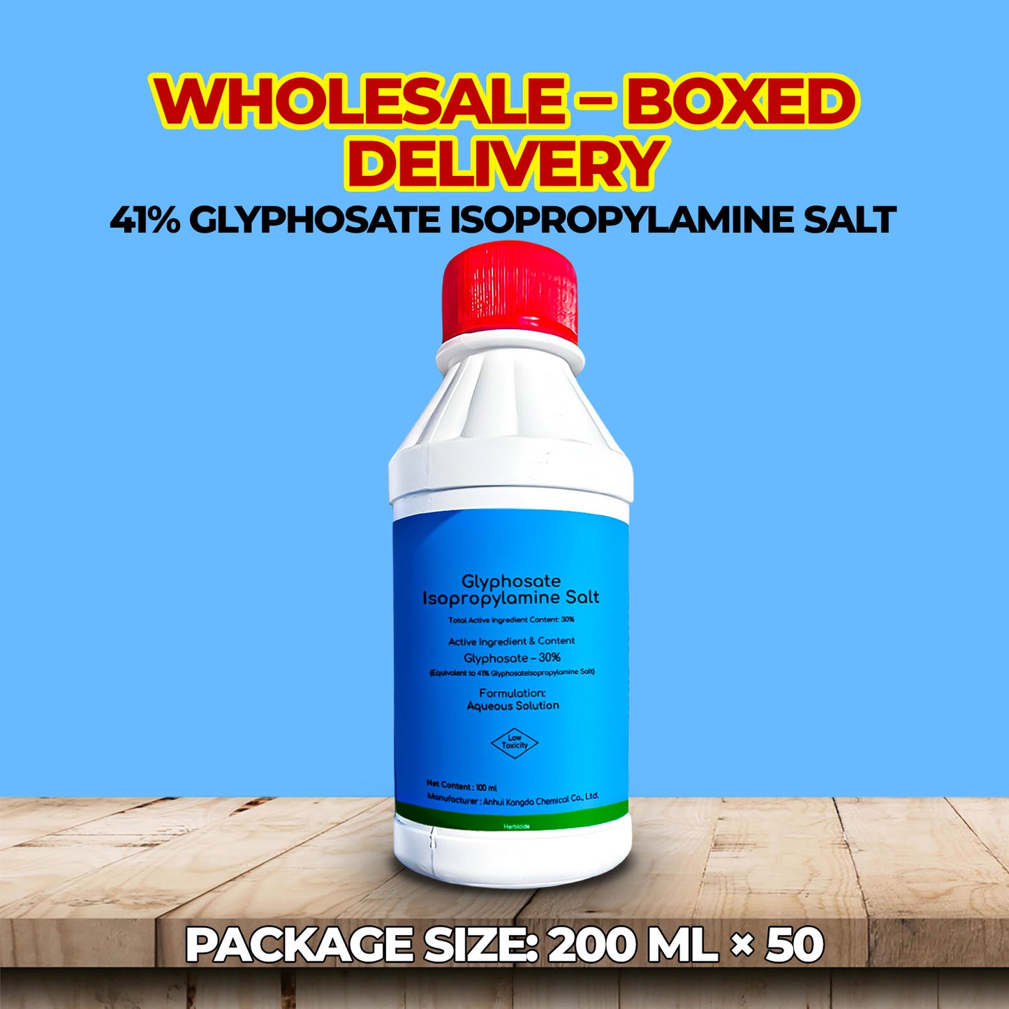 41% Glyphosate Herbicide – Vegetation Control